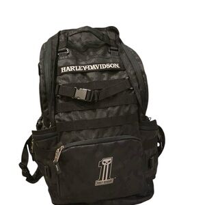 Harley-Davidson Night Ops Stellar Backpack | #1 Skull Patch | Black
